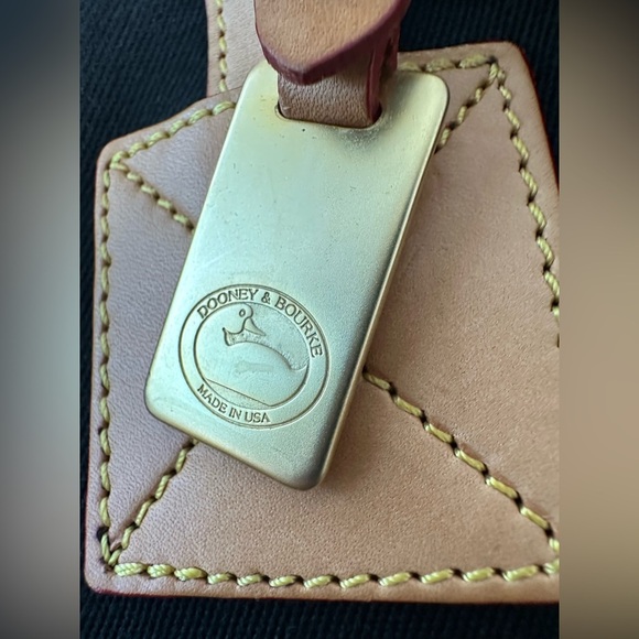 Dooney and Bourke Tote Bag With Leather Trim Medium Size - Picture 7 of 11